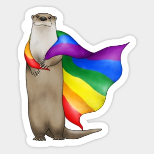 Pride Otter 3 Sticker